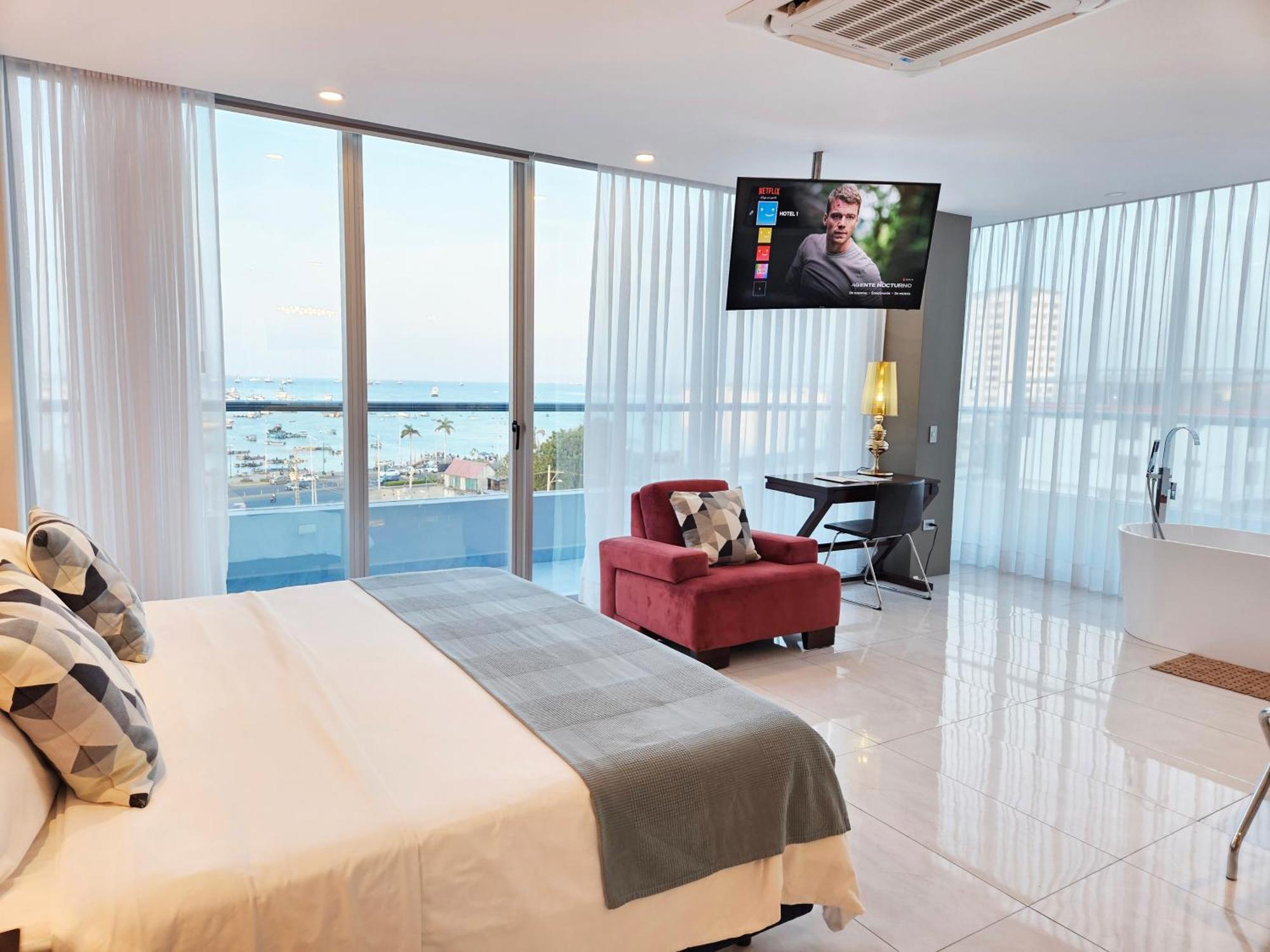 Hotel Perla Spondylus Manta Bagian luar foto
